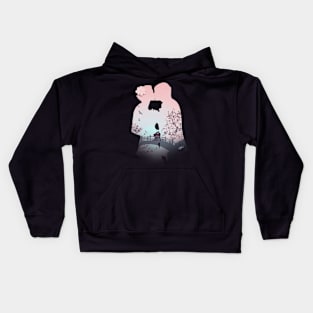 Happy couple Kids Hoodie